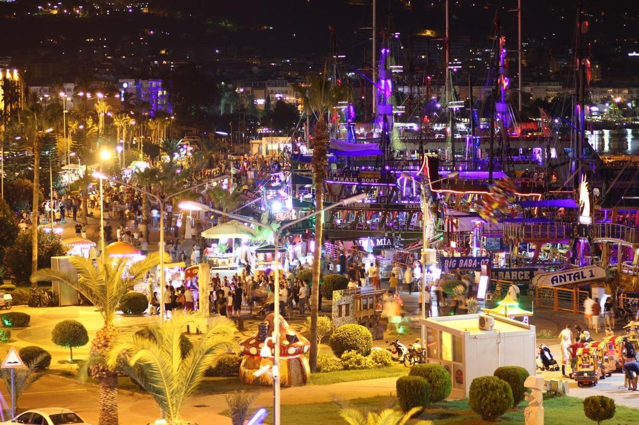 אלאניה Beautiful Sultan House At Cleopatra Beach 1 With Umbrellas, Balcony, Barbecue, Private 100Mbps Wifi, Smart Tv, Table Games, Vip Trans-Fer - Beautiful Apartmenthouse מראה חיצוני תמונה